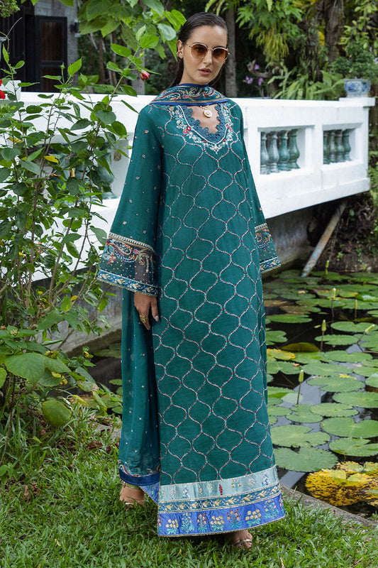 Mushq | Nuvera Raw Silk | Valene - Ladies Clothes - Maria Faisal