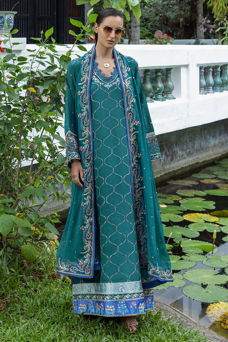 Mushq | Nuvera Raw Silk | Valene - Ladies Clothes - Maria Faisal