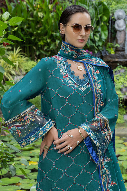 Mushq | Nuvera Raw Silk | Valene - Ladies Clothes - Maria Faisal