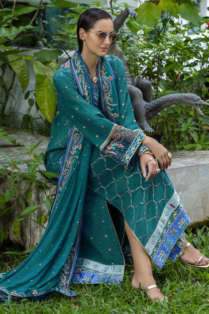 Mushq | Nuvera Raw Silk | Valene - Ladies Clothes - Maria Faisal