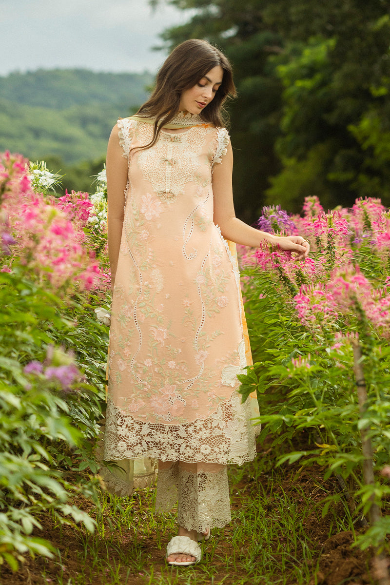 Mushq | Secret Garden Hemline 25 | Moonlit Petals by Maria Faisal - Registered Vendor of : Mushq - type : Ladies Clothes - 100% original wedding dresses