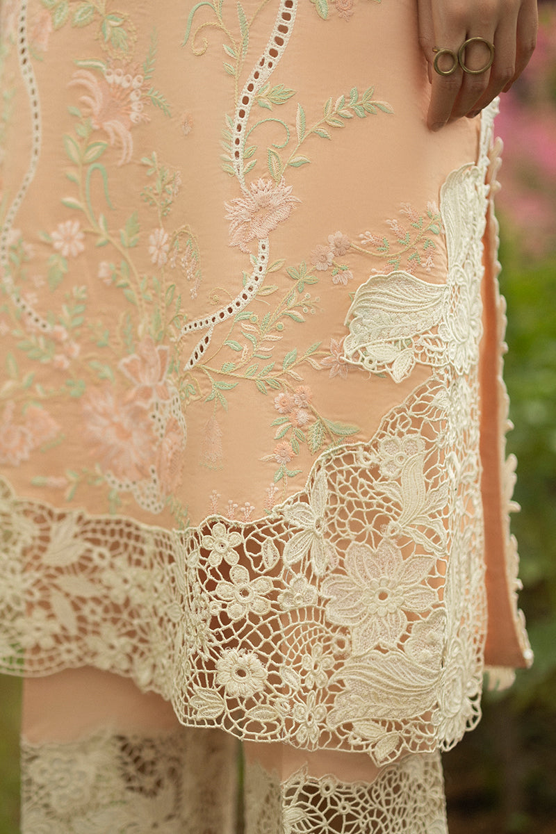 Mushq | Secret Garden Hemline 25 | Moonlit Petals by Maria Faisal - Registered Vendor of : Mushq - type : Ladies Clothes - 100% original wedding dresses