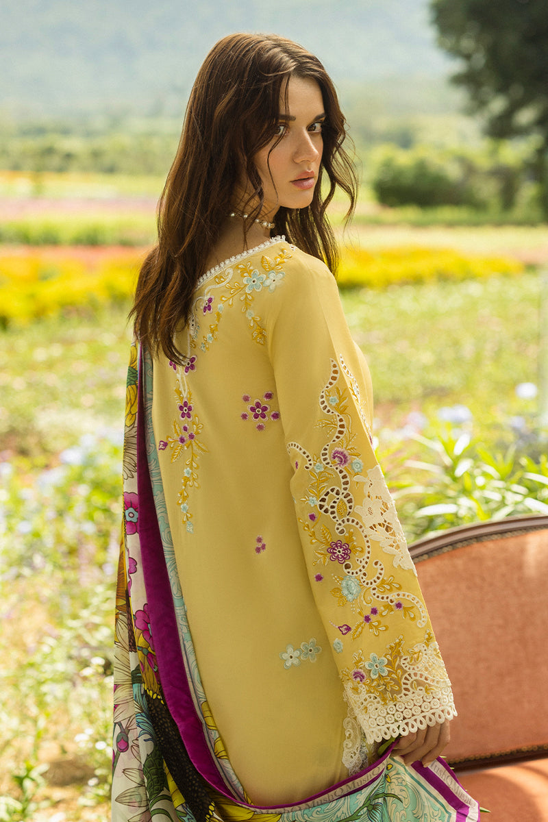 Mushq | Secret Garden Hemline 25 | Faded Sunflower by Maria Faisal - Registered Vendor of : Mushq - type : Ladies Clothes - 100% original wedding dresses