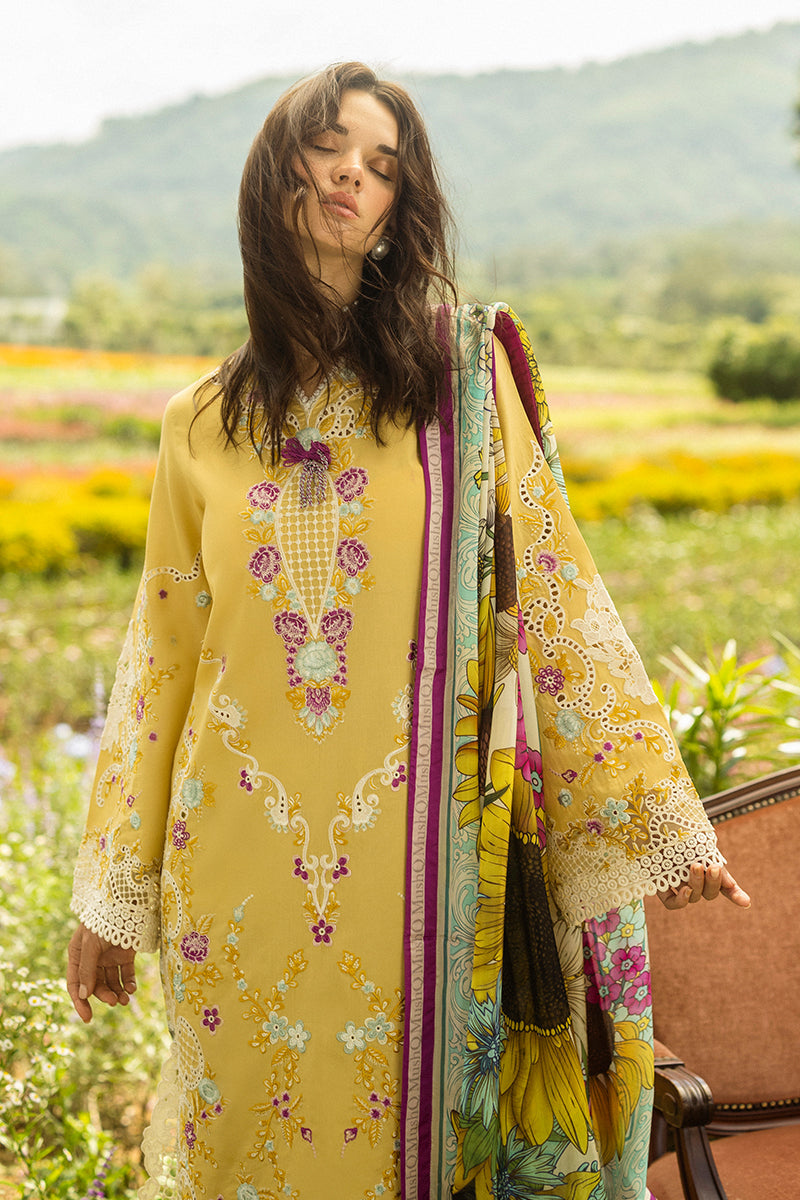 Mushq | Secret Garden Hemline 25 | Faded Sunflower by Maria Faisal - Registered Vendor of : Mushq - type : Ladies Clothes - 100% original wedding dresses