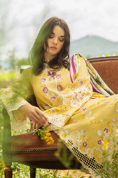 Mushq | Secret Garden Hemline 25 | Faded Sunflower by Maria Faisal - Registered Vendor of : Mushq - type : Ladies Clothes - 100% original wedding dresses