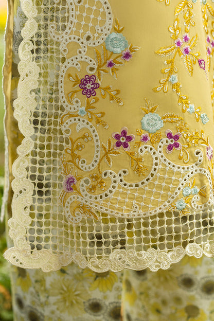 Mushq | Secret Garden Hemline 25 | Faded Sunflower by Maria Faisal - Registered Vendor of : Mushq - type : Ladies Clothes - 100% original wedding dresses