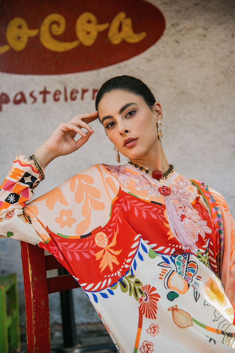 Mushq | La Dolce Hemline Prints 25 | Mulberry Tree - Ladies Clothes - Maria Faisal