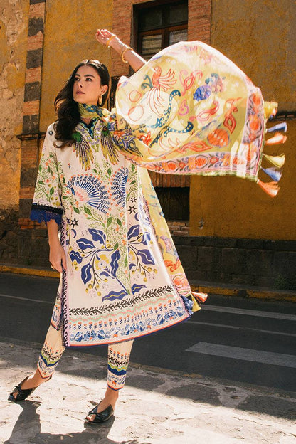 Mushq | La Dolce Hemline Prints 25 | Magnolias by Maria Faisal - Registered Vendor of : Mushq - type : Ladies Clothes - 100% original wedding dresses