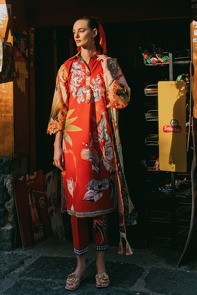 Mushq | La Dolce Hemline Prints 25 | Ride Vineyard - Ladies Clothes - Maria Faisal