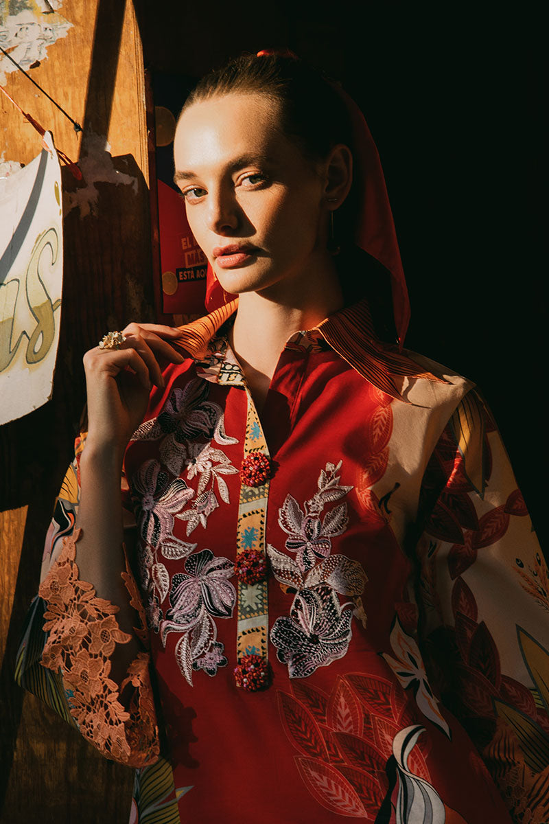Mushq | La Dolce Hemline Prints 25 | Ride Vineyard - Ladies Clothes - Maria Faisal