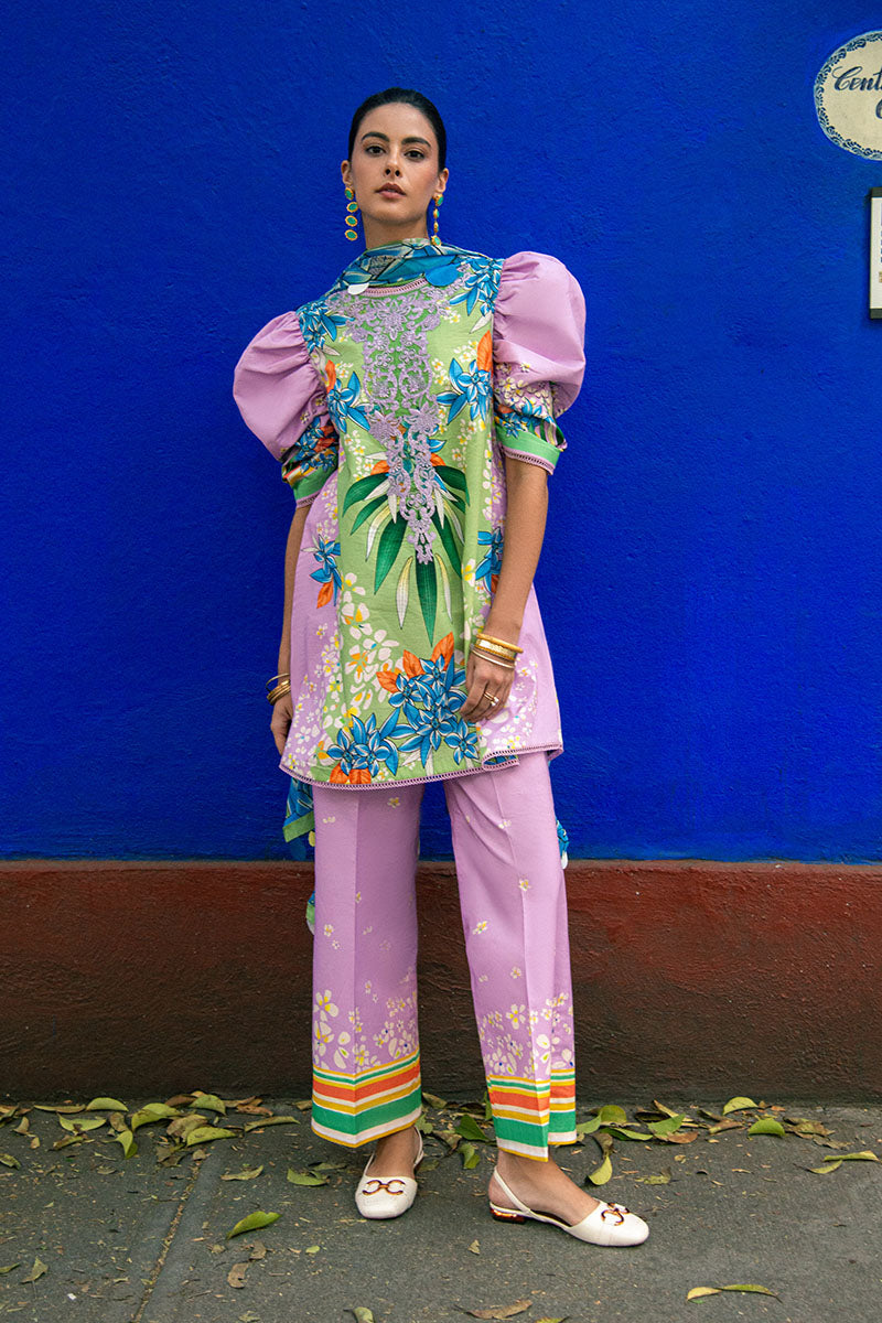 Mushq | La Dolce Hemline Prints 25 | Ecstasy - Ladies Clothes - Maria Faisal