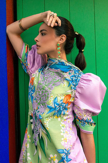 Mushq | La Dolce Hemline Prints 25 | Ecstasy by Maria Faisal - Registered Vendor of : Mushq - type : Ladies Clothes - 100% original wedding dresses