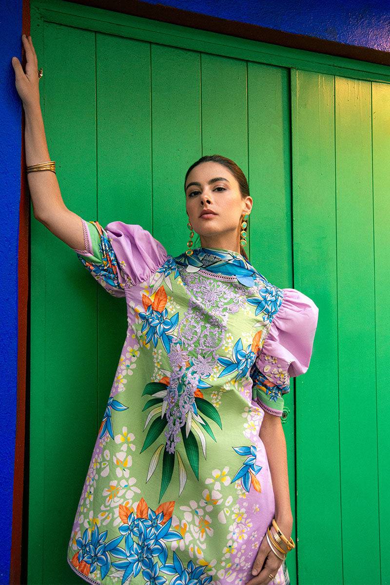 Mushq | La Dolce Hemline Prints 25 | Ecstasy by Maria Faisal - Registered Vendor of : Mushq - type : Ladies Clothes - 100% original wedding dresses