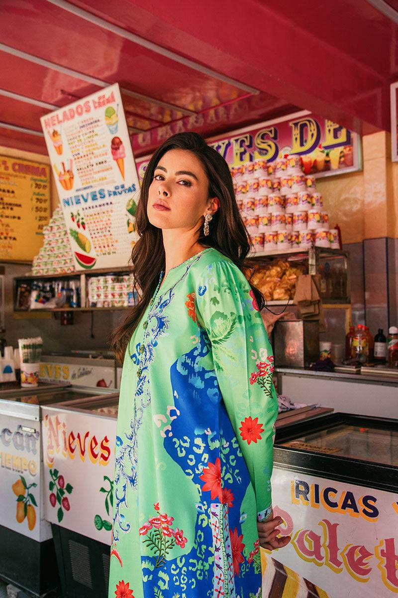 Mushq | La Dolce Hemline Prints 25 | Living Heart by Maria Faisal - Registered Vendor of : Mushq - type : Ladies Clothes - 100% original wedding dresses