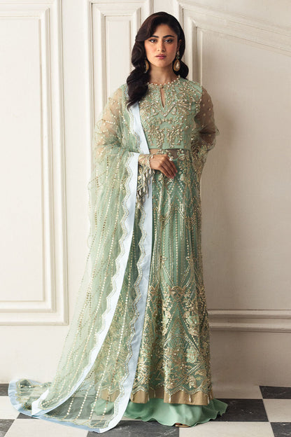 Mushq | Hemline Aura Debut Wedding Formals | PISTACHIO - Wedding Dress - Maria Faisal