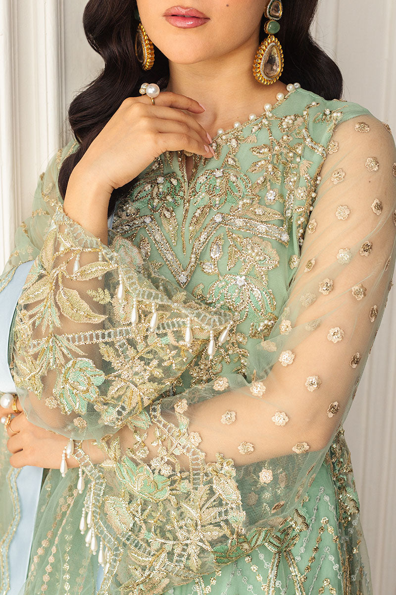 Mushq | Hemline Aura Debut Wedding Formals | PISTACHIO - Wedding Dress - Maria Faisal