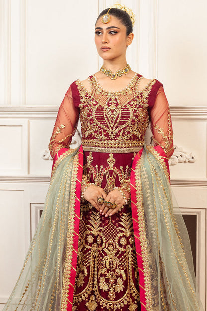 Mushq | Hemline Aura Debut Wedding Formals | SCARLET - Wedding Dress - Maria Faisal