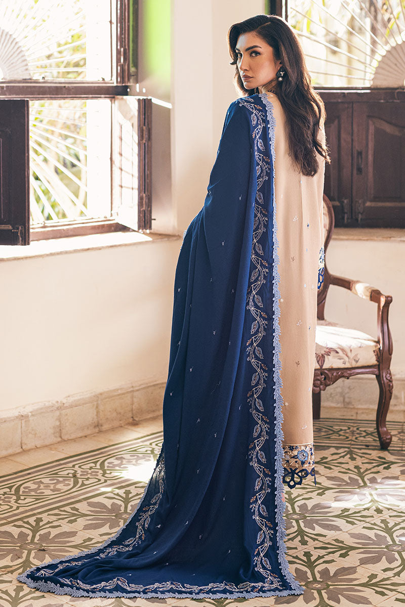 Mushq | Symphony Karandi Collection | SAFFRON KISS - Designer Dress with Intricate embroidery and embellishments. Shop elegent wedding dress at Maria Faisal.