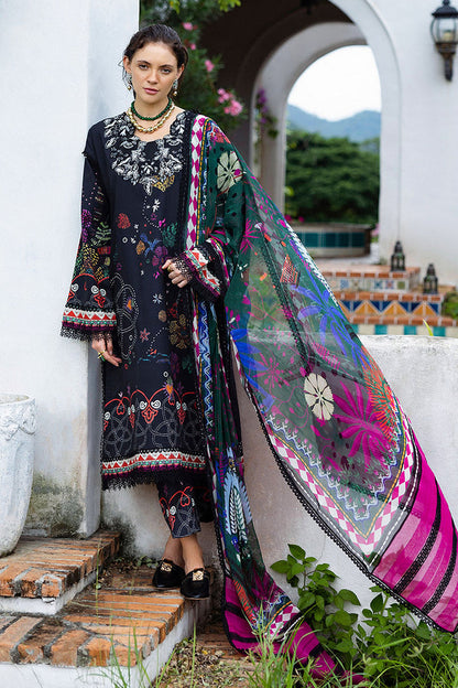 Mushq | Mirasol Printed Cambric | Medi Noche - Ladies Clothes - Maria Faisal