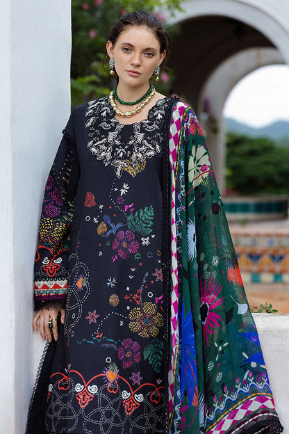 Mushq | Mirasol Printed Cambric | Medi Noche - Ladies Clothes - Maria Faisal