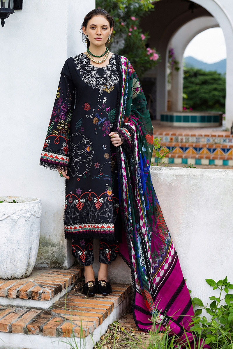 Mushq | Mirasol Printed Cambric | Medi Noche - Ladies Clothes - Maria Faisal