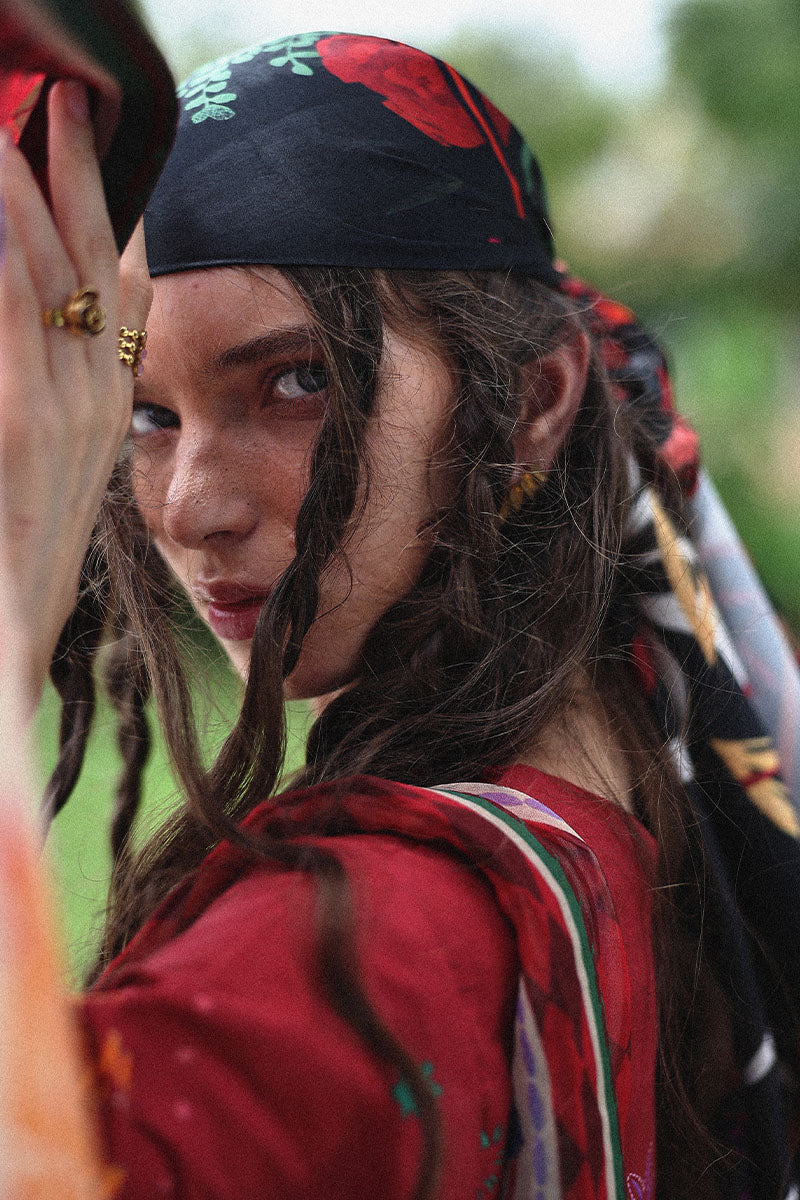 Mushq | Mirasol Printed Cambric | Amber Bosque - Ladies Clothes - Maria Faisal