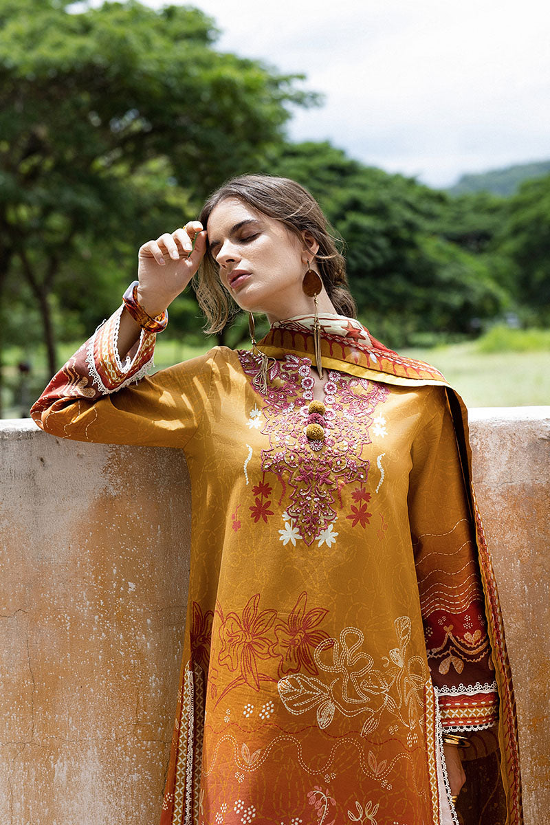 Mushq | Mirasol Printed Cambric | Desierto Sol - Ladies Clothes - Maria Faisal