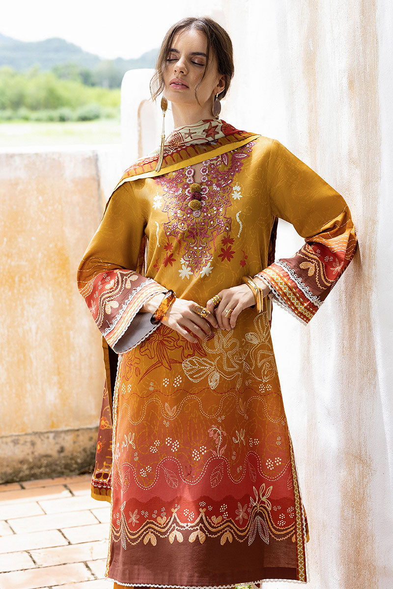 Mushq | Mirasol Printed Cambric | Desierto Sol - Ladies Clothes - Maria Faisal