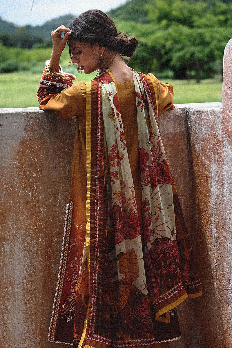 Mushq | Mirasol Printed Cambric | Desierto Sol - Ladies Clothes - Maria Faisal