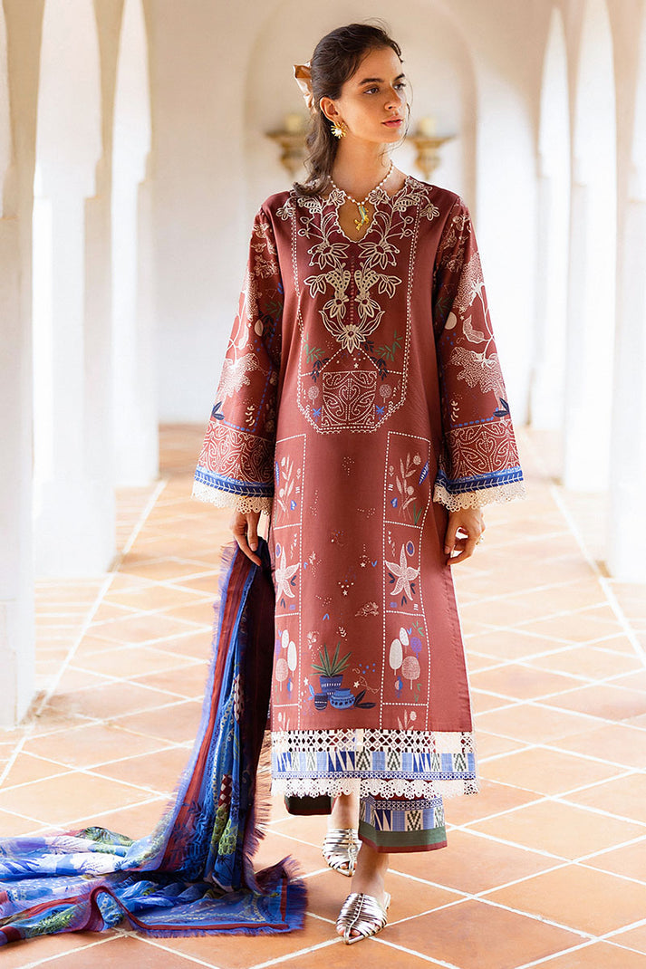 Mushq | Mirasol Printed Cambric | Santo Mio - Ladies Clothes - Maria Faisal