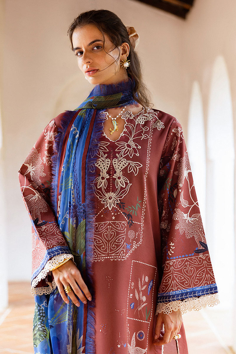 Mushq | Mirasol Printed Cambric | Santo Mio - Ladies Clothes - Maria Faisal