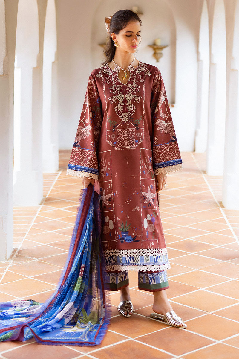 Mushq | Mirasol Printed Cambric | Santo Mio - Ladies Clothes - Maria Faisal