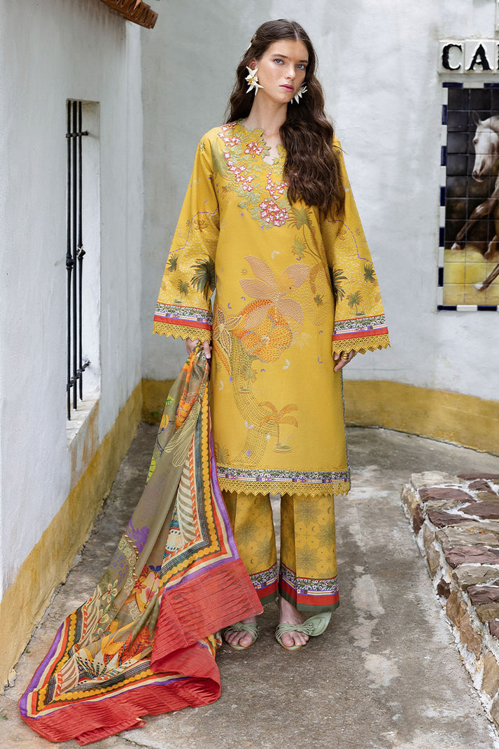 Mushq | Mirasol Printed Cambric | Sol Arena - Ladies Clothes - Maria Faisal