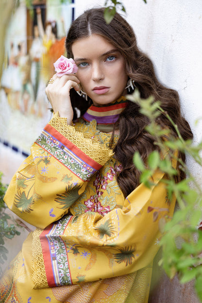 Mushq | Mirasol Printed Cambric | Sol Arena - Ladies Clothes - Maria Faisal