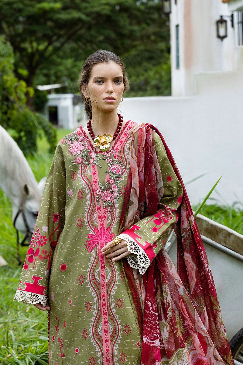 Mushq | Mirasol Printed Cambric | Cielo Sol - Ladies Clothes - Maria Faisal