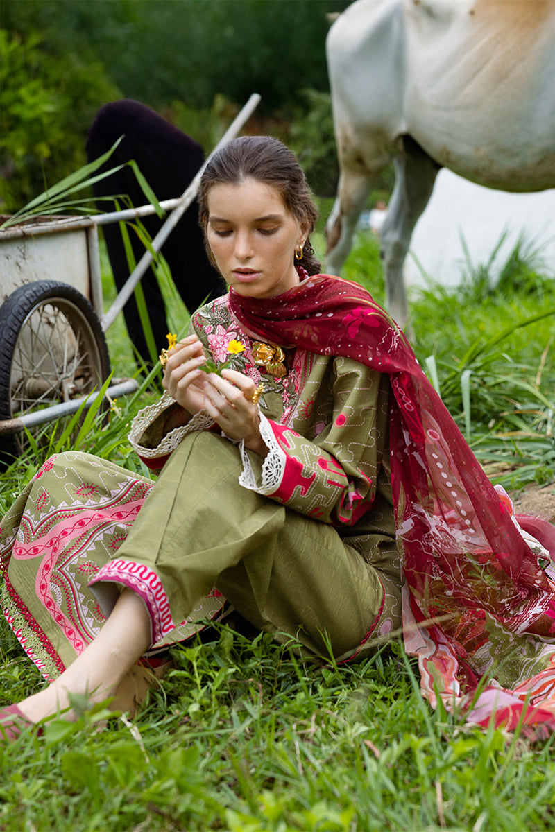 Mushq | Mirasol Printed Cambric | Cielo Sol - Ladies Clothes - Maria Faisal