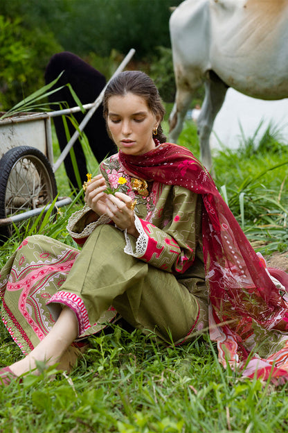 Mushq | Mirasol Printed Cambric | Cielo Sol - Ladies Clothes - Maria Faisal