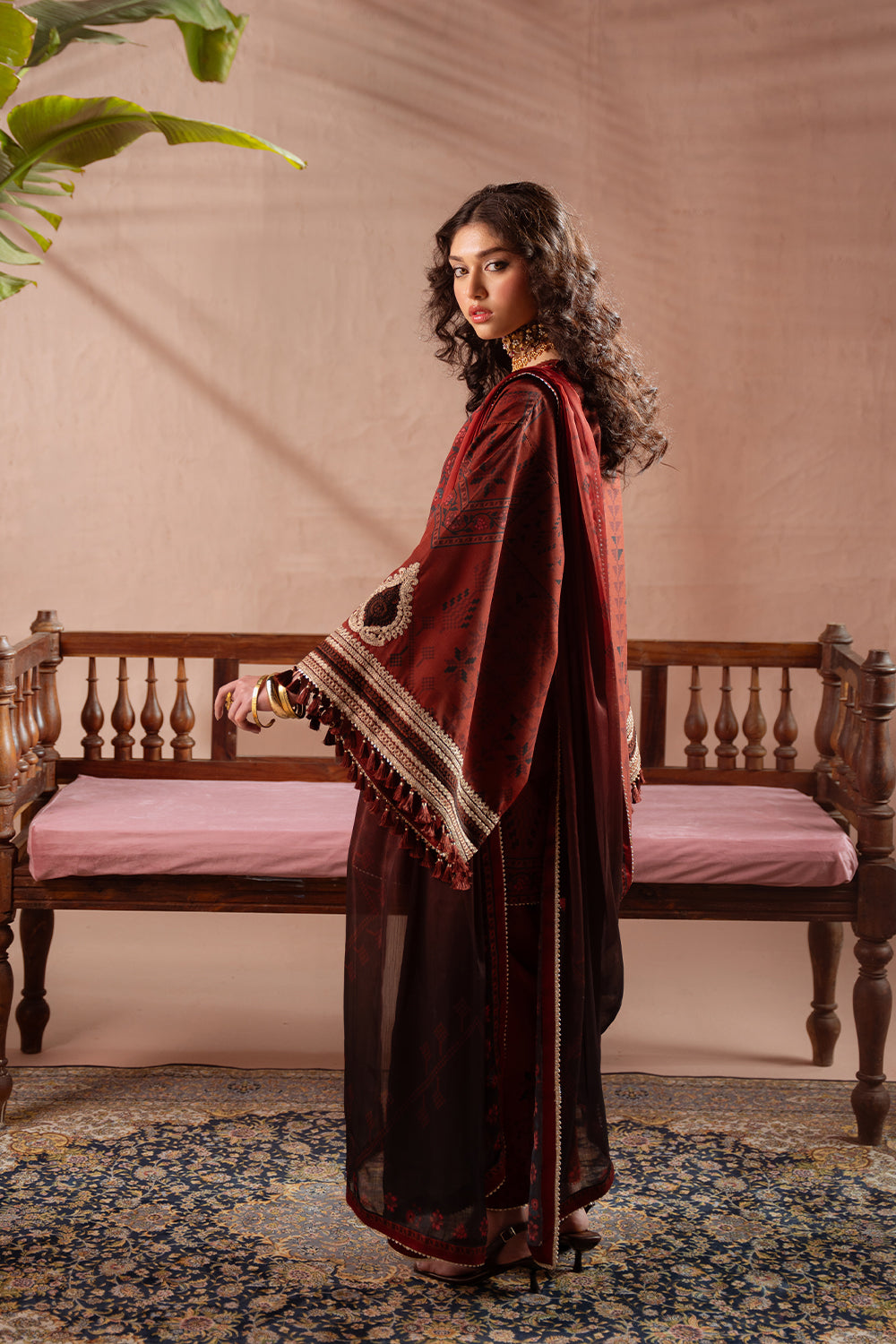 Saira Rizwan | Ramadan Edit 26 | SIA- SRRSP-26-06 - Dress - available at Maria Faisal in UK and USA.