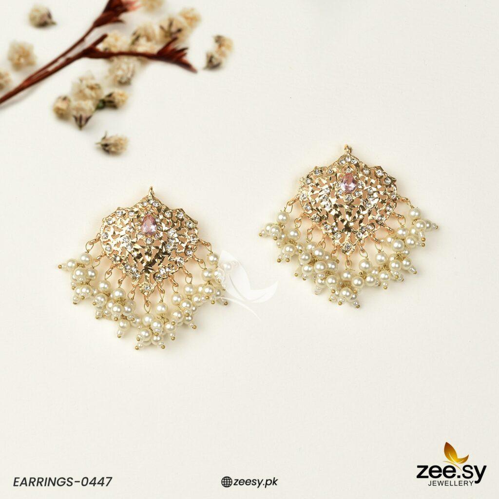 Hyderabadi Earrings-0447 - Earrings 