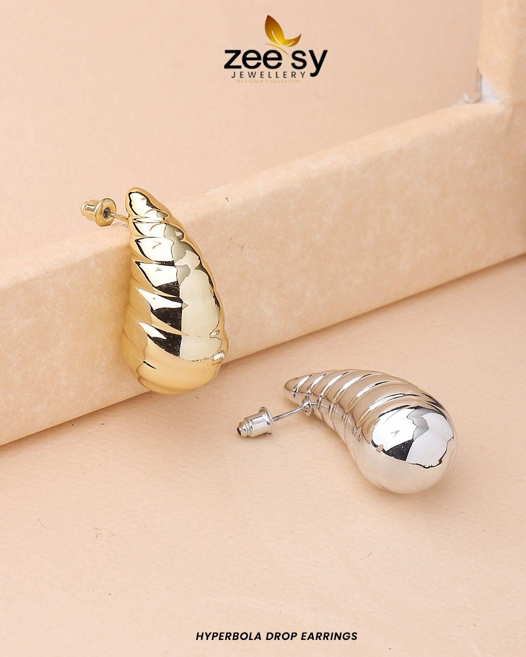 Hyperbola Drop Earrings - Earrings 