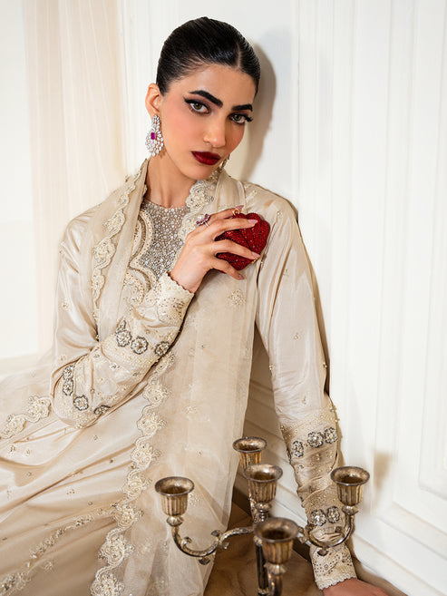 Epoque | Elysia Luxury Pret | Haze - Luxury Dress - available at Maria Faisal in UK and USA.