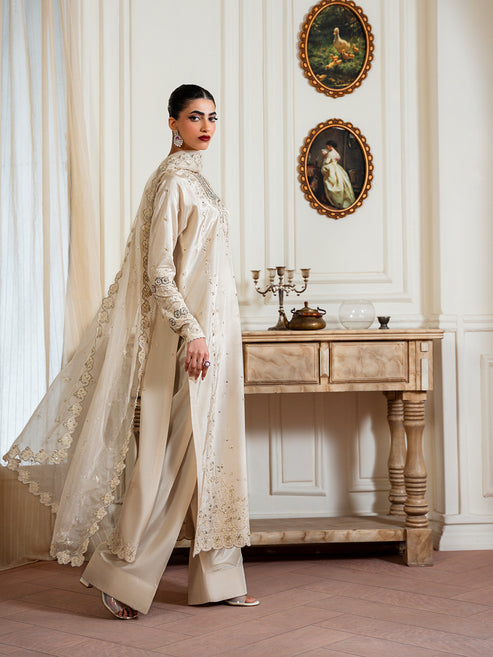 Epoque | Elysia Luxury Pret | Haze - Luxury Dress - available at Maria Faisal in UK and USA.