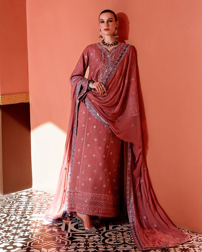 Mushq | Nuvera Raw Silk 26 | Hermione - Luxury Dress - available at Maria Faisal in UK and USA.