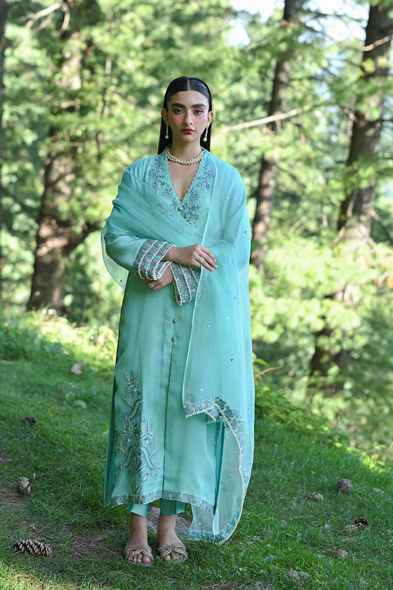 Hue Pret | Farasha Luxury Pret | Noya - Ladies Clothes - Maria Faisal