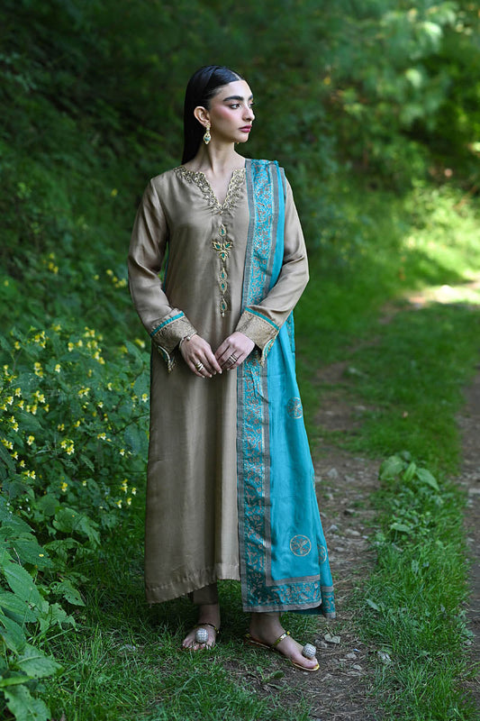 Hue Pret | Farasha Luxury Pret | Azeena - Ladies Clothes - Maria Faisal