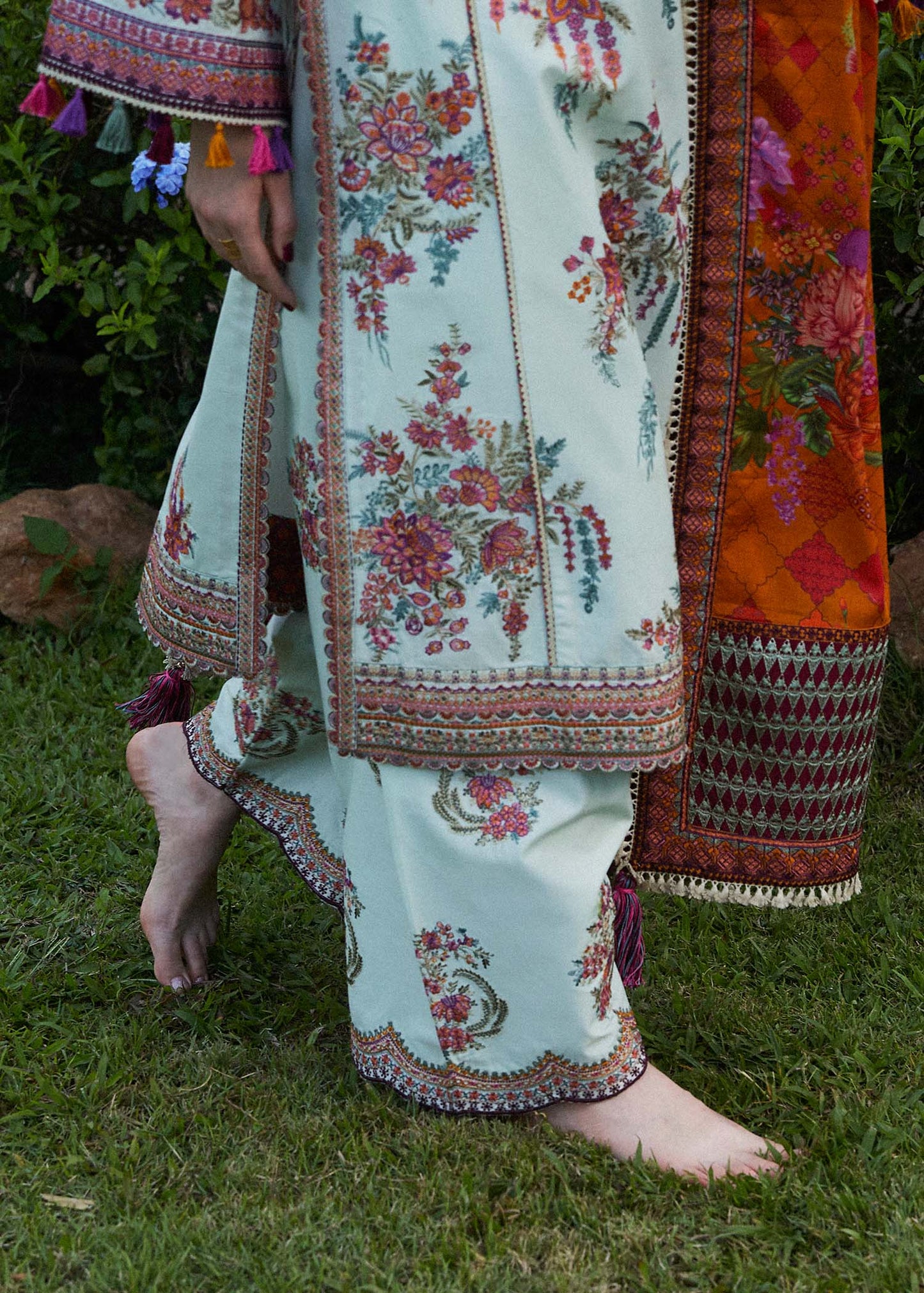 Hussain Rehar | Zaiba-Eid Lawn Collection24 | Sumbul - Waniyas