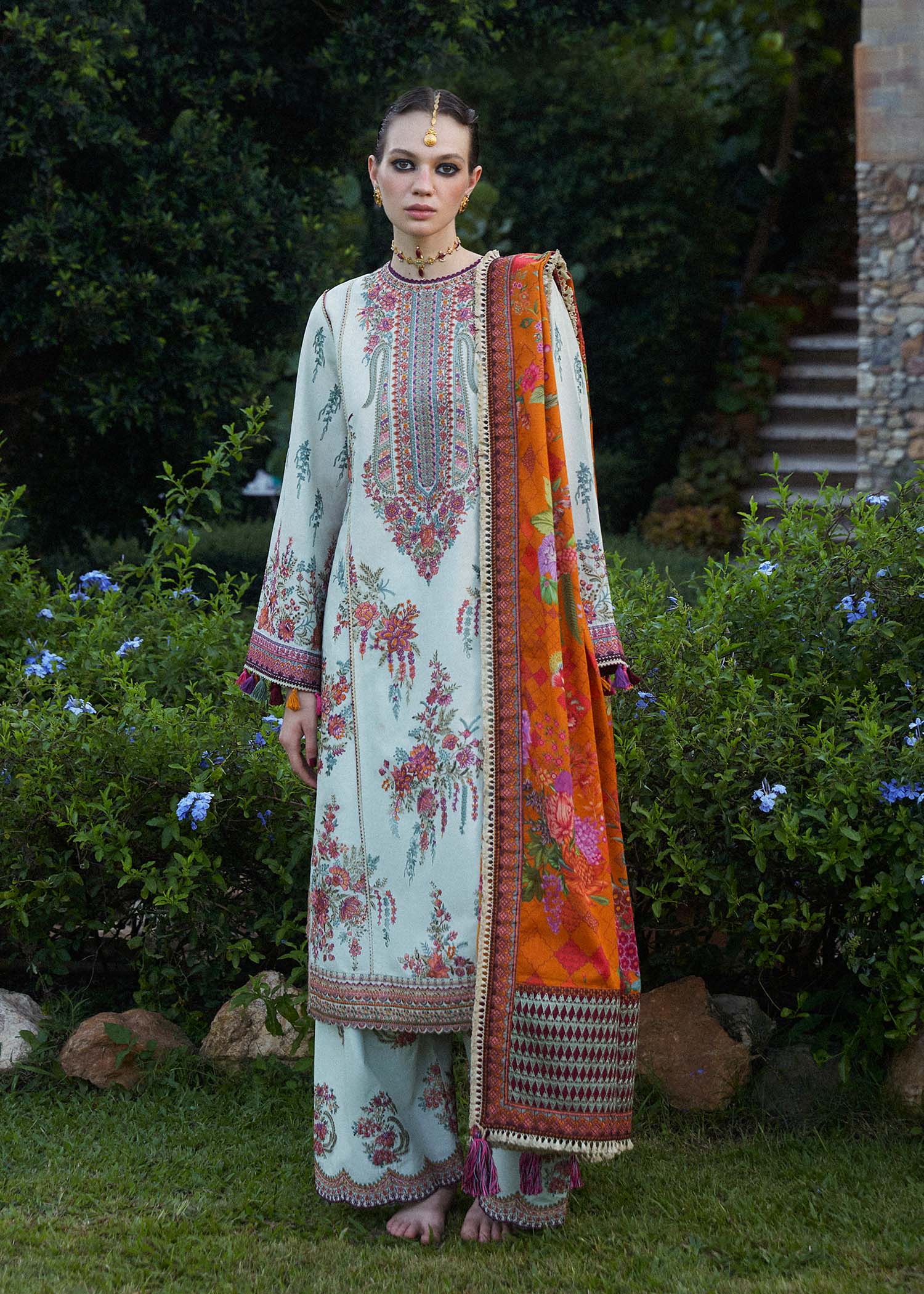 Hussain Rehar | Zaiba-Eid Lawn Collection24 | Sumbul - Waniyas