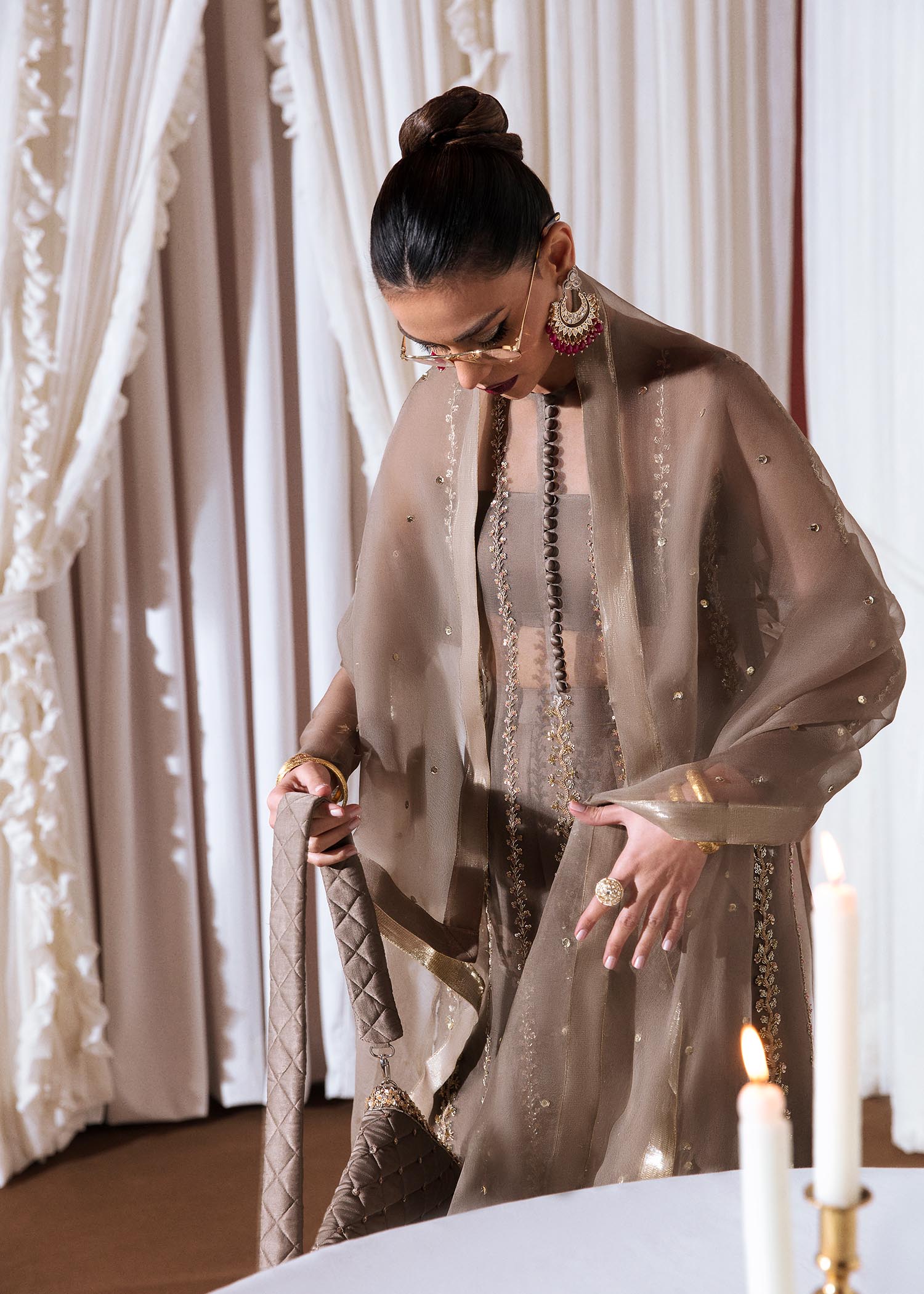 Hussain Rehar | Basic Not Basic |  Leaden - Ladies Clothes 