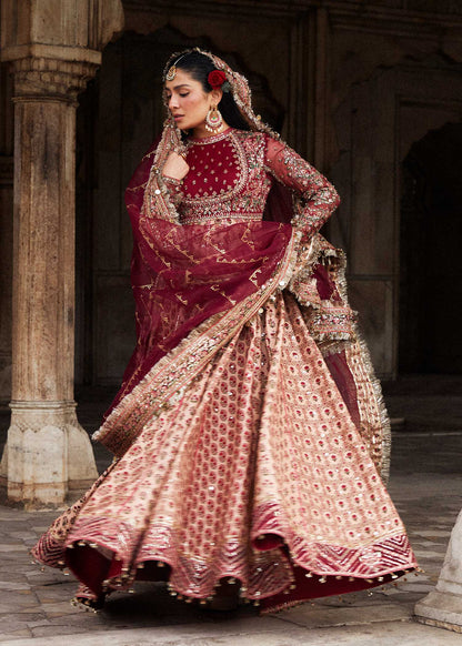 Hussain Rehar | Luxury Festive FW/24 | Alta - Wedding Dress - Maria Faisal