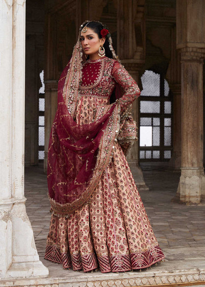 Hussain Rehar | Luxury Festive FW/24 | Alta - Wedding Dress - Maria Faisal